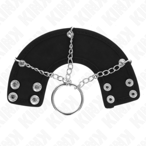 Kink Ring Power-Penisring 4 cm Kette 7 cm Metall mit Armband · BDSM-Zubehör (Bild 3)
