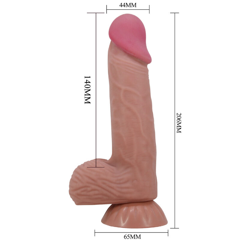 Dildos-Sliding Skin Series Dildo Realistic mit Mobile Haut · Sextoys (Bild 6)