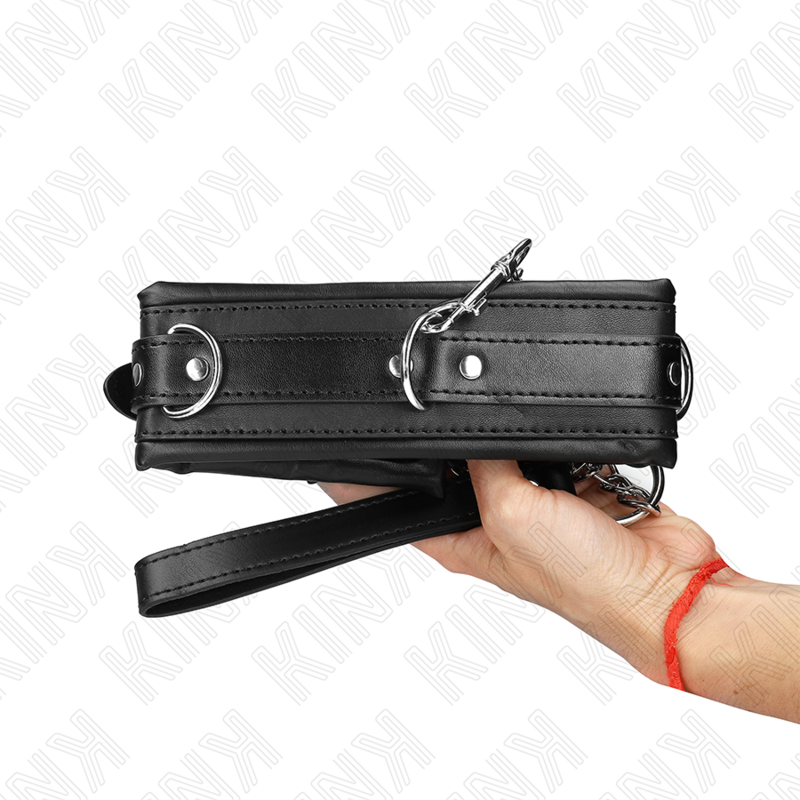 Kink Collar & Gag-Heavy Halskette mit Armband 65 cm Modell 4 Einstellbar · Bondage & Handschellen (Bild 5)