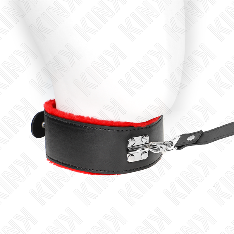 Kink Collar & Gag-Halskette mit Gürtel 116 cm mit Gürtel aus Leder · Bondage & Handschellen (Bild 2)