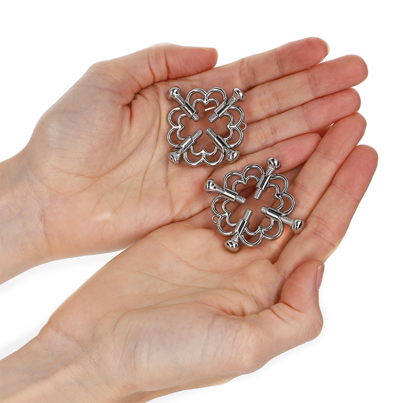 Kink Nipple Grip-Blume aus Metall Nippelklemmen · BDSM-Zubehör (Bild 2)