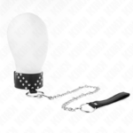 Kink Collar & Gag-Halskette mit Gürtel 65 cm mit Nit V Einstellbar · Bondage & Handschellen