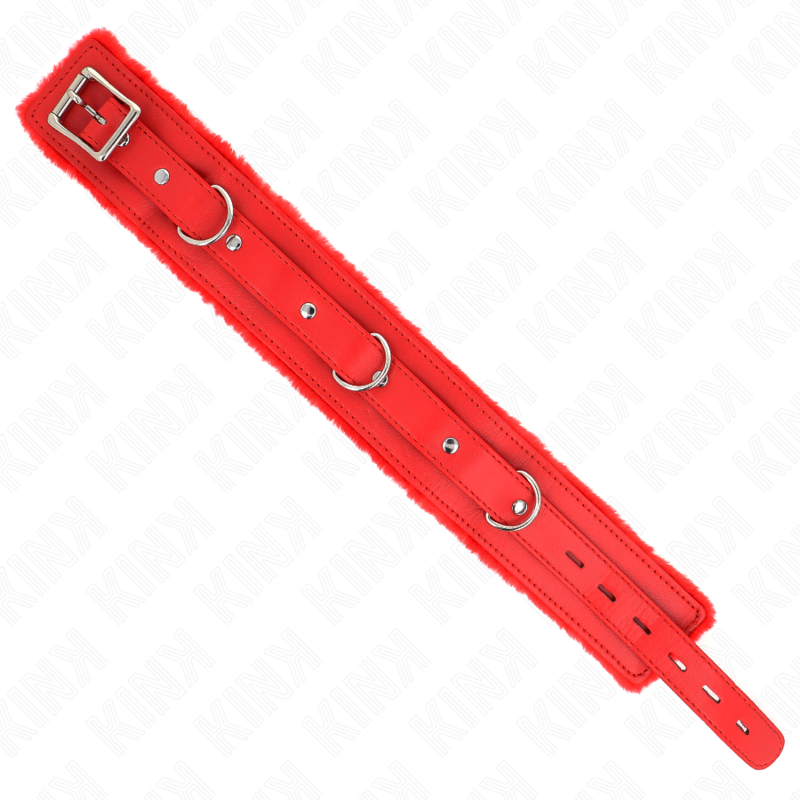 Kink Collar & Gag-Kleben mit Hals 65 cm mit Rot 36-42 Einschränkungen · Bondage & Handschellen (Bild 6)