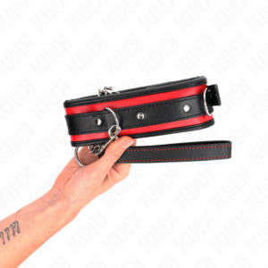 Kink Collar & Gag-Heavy Halskette mit Armband 65 cm Modell 2 Einstellbar · Bondage & Handschellen (Bild 3)