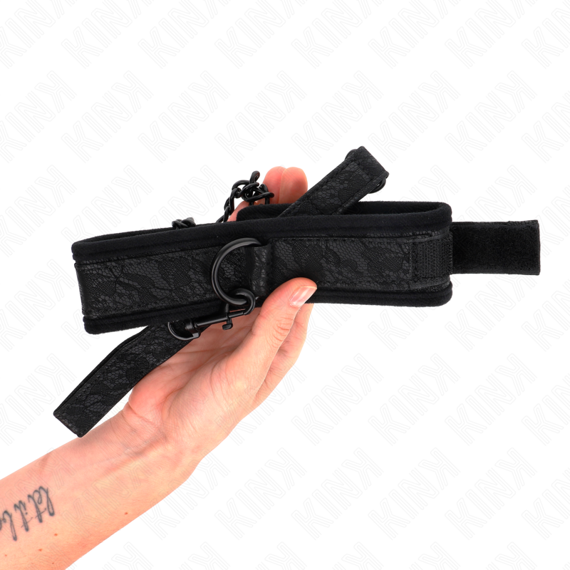 Kink Collar & Gag-Halskette Modell Basic mit Hals 77 cm, Modell 5 · Bondage & Handschellen (Bild 3)