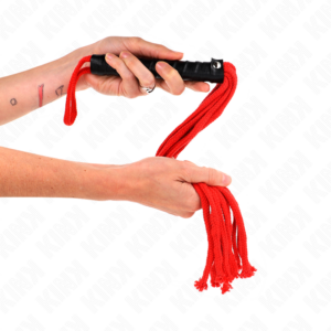 Kink Impact & Touch-Rot Rope Whip 56 cm · BDSM-Zubehör (Bild 4)