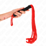 Kink Impact & Touch-Rot Rope Whip 56 cm · BDSM-Zubehör