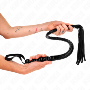 Kink Impact & Touch-Schlangen Fahrrad mit Perline 80 cm-Ökologische Haut · BDSM-Zubehör (Bild 3)