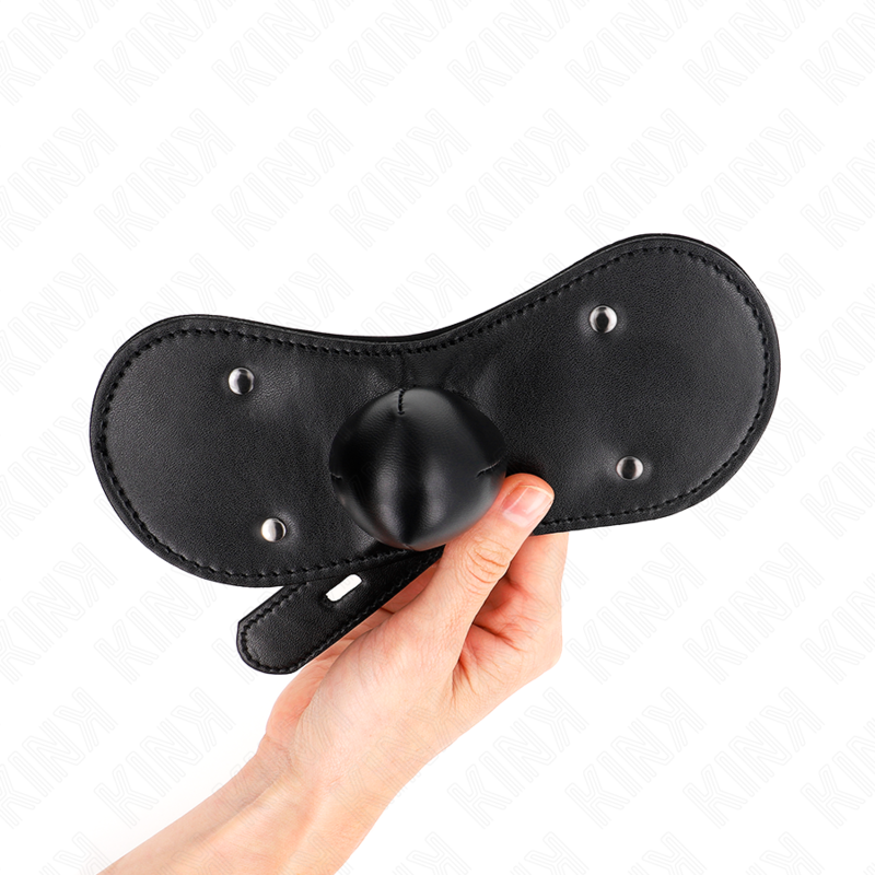 Kink Collar & Gag-Kugel- und Mundmaske mit verstellbarem Schloss · Bondage & Handschellen (Bild 3)
