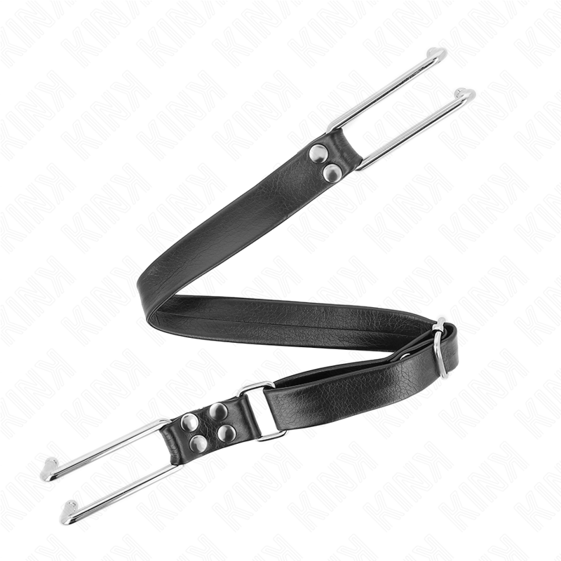 Kink Collar & Gag-Verstellbare Gag aus Metall 36-52 cm · Bondage & Handschellen (Bild 2)