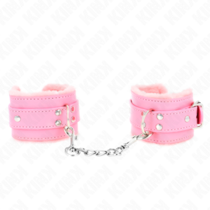 Kink Wrist Restraint-Gepolsterte Handgelenke mit Rosa · Bondage & Handschellen (Bild 3)