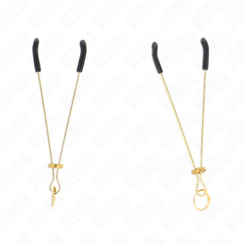 Kink Nipple Grip-Feine Brustwarzen für goldene Brustwarzen, 7 cm-Metal · BDSM-Zubehör (Bild 2)