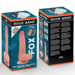 Rock Army-Flüssigkeit Silikon Fox 19 cm -o- 3.2 cm-Waterproof, Saugnapf · Sextoys (Bild 8)