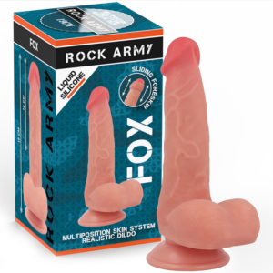 Rock Army-Flüssigkeit Silikon Fox 19 cm -o- 3.2 cm-Waterproof, Saugnapf · Sextoys (Bild 3)
