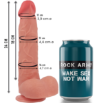 Rock Army-Silikon Liquid Raptor 24 cm -o- 4.4 cm-Waterproof · Sextoys