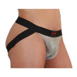 Burn-001 Jock Shiny Beige/Schwarz · Herrenunterwäsche