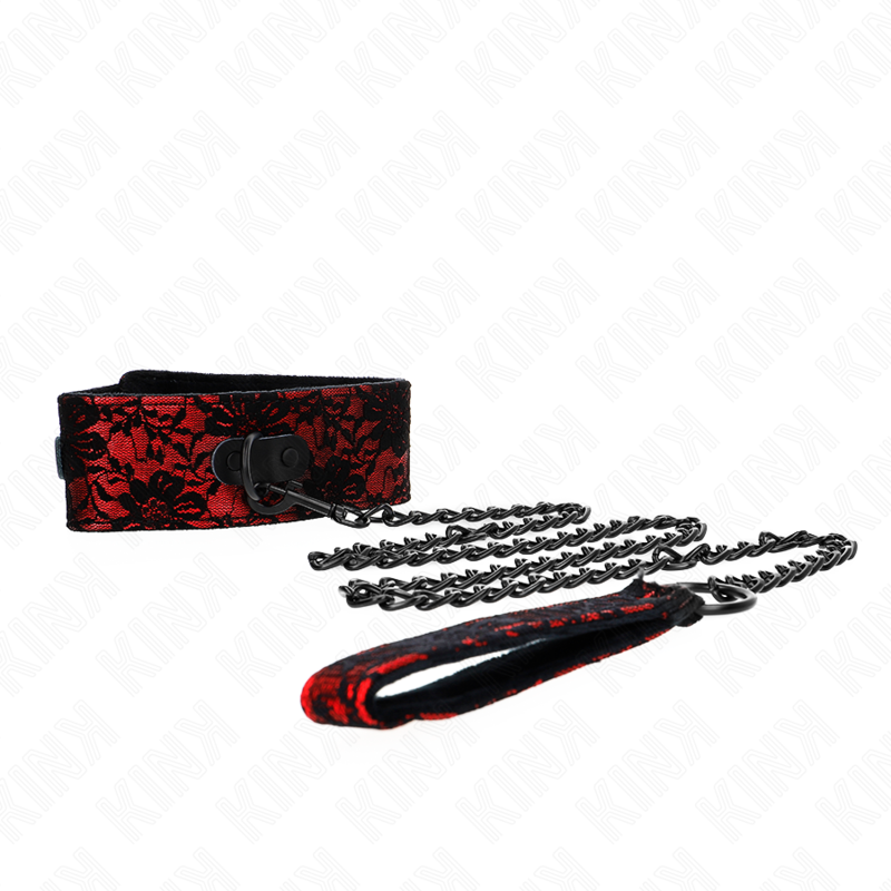 Kink Collar & Gag-Spitze Halskette mit natürlichen Ledergurt · Bondage & Handschellen (Bild 2)