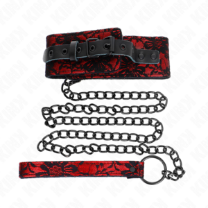 Kink Collar & Gag-Spitze Halskette mit natürlichen Ledergurt · Bondage & Handschellen (Bild 3)