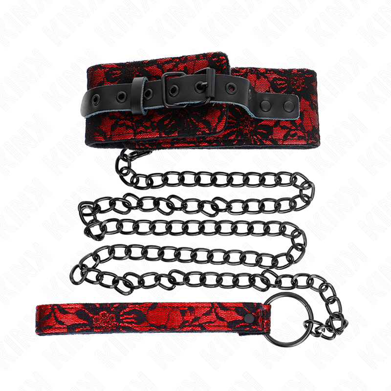 Kink Collar & Gag-Spitze Halskette mit natürlichen Ledergurt · Bondage & Handschellen (Bild 3)