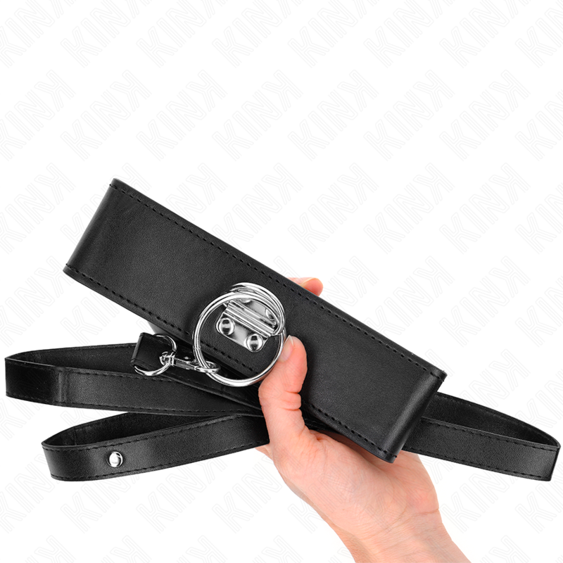Kink Collar & Gag-Halsband mit Armband 116 cm mit Armband Imitation · Bondage & Handschellen (Bild 3)