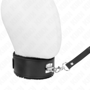 Kink Collar & Gag-Halskette mit Gürtel 116 cm mit Lederarmband · Bondage & Handschellen (Bild 2)