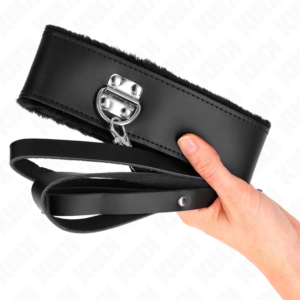 Kink Collar & Gag-Halskette mit Gürtel 116 cm mit Lederarmband · Bondage & Handschellen (Bild 5)