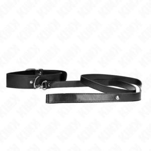 Kink Collar & Gag-Halskette mit Gürtel 116 cm, Gürtel Schwarz · Bondage & Handschellen (Bild 5)