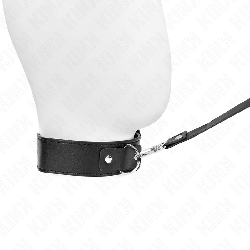 Kink Collar & Gag-Halskette mit Gürtel 116 cm, Gürtel Schwarz · Bondage & Handschellen (Bild 2)