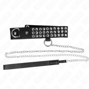 Kink Collar & Gag-Halskette mit Armband 65 cm, 37-42 einstellbar · Bondage & Handschellen (Bild 3)