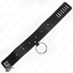 Kink Collar & Gag-Halskette 65 cm mit Silber Leine Modell · Bondage & Handschellen (Bild 5)