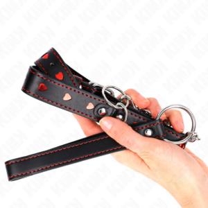 Kink Collar & Gag-Halskette mit Armband 65 cm Details Herz 52.5 X 2.5 cm · Bondage & Handschellen (Bild 6)