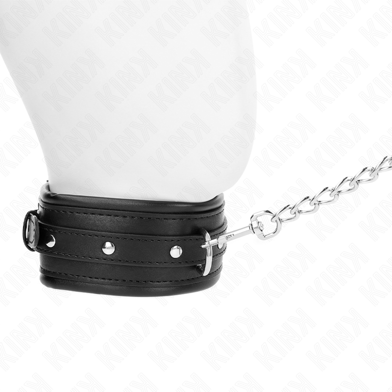 Kink Collar & Gag-Halskette mit Armband und glänzendem Verschluss 65 · Bondage & Handschellen (Bild 2)
