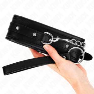 Kink Collar & Gag-Halskette mit Armband und glänzendem Verschluss 65 · Bondage & Handschellen (Bild 4)