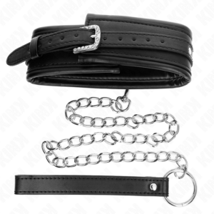 Kink Collar & Gag-Halskette mit Armband und glänzendem Verschluss 65 · Bondage & Handschellen (Bild 5)