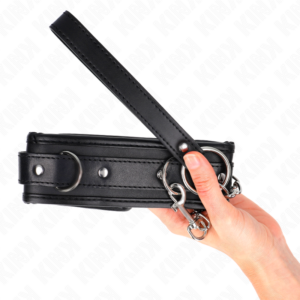 Kink Collar & Gag-Basic Hals mit Hals 65 cm Modell 1 53 X 6 · Bondage & Handschellen (Bild 3)