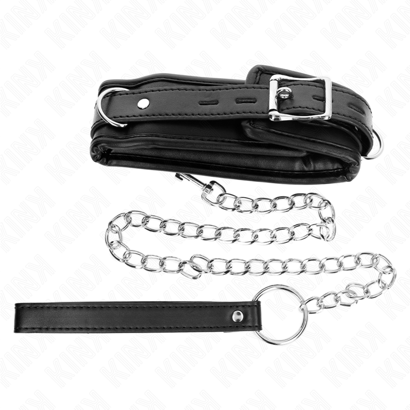 Kink Collar & Gag-Halskette Massiv mit Gürtel 65 cm Modell 1 · Bondage & Handschellen (Bild 3)