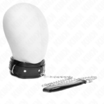 Kink Collar & Gag-Halskette Massiv mit Gürtel 65 cm Modell 1 · Bondage & Handschellen