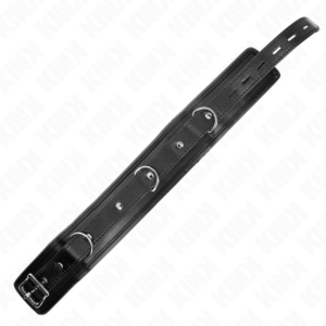 Kink Collar & Gag-Halskette Massiv mit Gürtel 65 cm Modell 1 · Bondage & Handschellen (Bild 6)