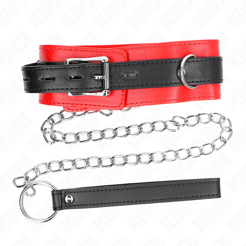 Kink Collar & Gag-Halskette mit 65 cm Armband und Leine 54 X 4.5 cm · Bondage & Handschellen (Bild 6)
