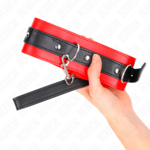 Kink Collar & Gag-Halskette mit 65 cm Armband und Leine 54 X 4.5 cm · Bondage & Handschellen (Bild 5)
