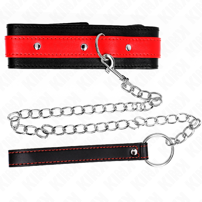 Kink Collar & Gag-Halskette mit Rot Hosenträger 65 cm Einstellbar 36-43 · Bondage & Handschellen (Bild 6)