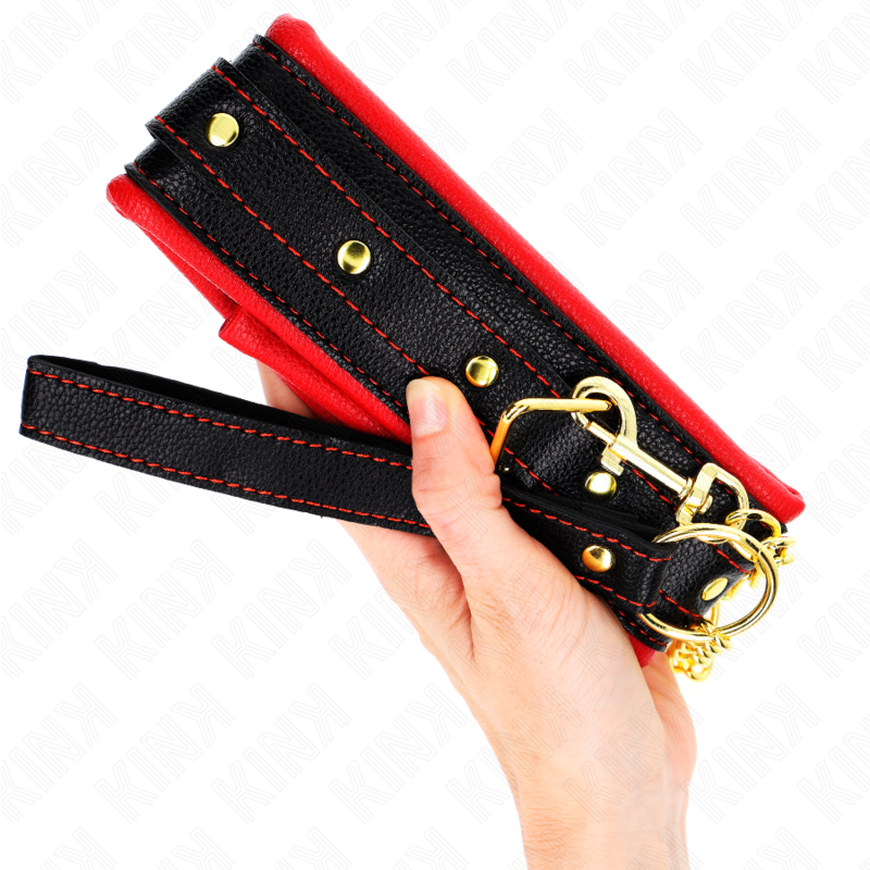 Kink Collar & Gag-Halskette mit Imitationsband schwammige Haut · Bondage & Handschellen (Bild 5)