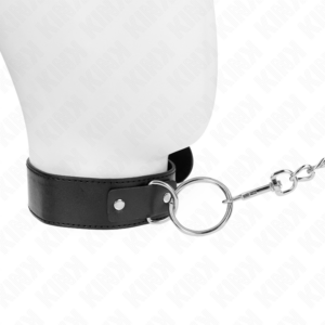 Kink Collar & Gag-Basic Halskette mit Halsband Modell 4 Einstellbar 36-43 · Bondage & Handschellen (Bild 5)