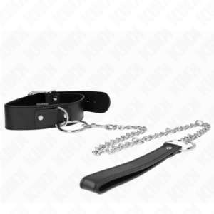 Kink Collar & Gag-Basic Halskette mit Halsband Modell 4 Einstellbar 36-43 · Bondage & Handschellen (Bild 3)