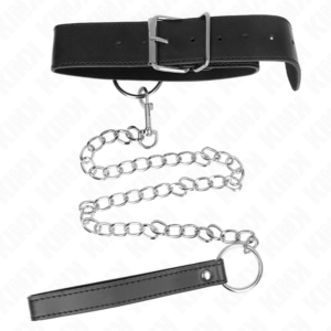 Kink Collar & Gag-Basic Halskette mit Halsband Modell 4 Einstellbar 36-43 · Bondage & Handschellen (Bild 6)