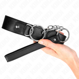 Kink Collar & Gag-Basic Halskette mit Halsband Modell 4 Einstellbar 36-43 · Bondage & Handschellen (Bild 4)