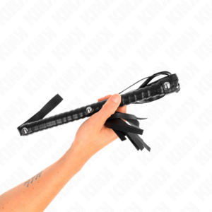 Kink Impact & Touch-Fahrrad mit strukturiertem Griff Schwarz 48.5 cm-Pelle · BDSM-Zubehör (Bild 3)