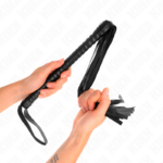 Kink Impact & Touch-Fahrrad mit strukturiertem Griff Schwarz 48.5 cm-Pelle · BDSM-Zubehör