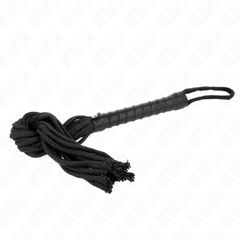 Kink Impact & Touch-Peitsche Seil Schwarz 56 cm · BDSM-Zubehör (Bild 2)