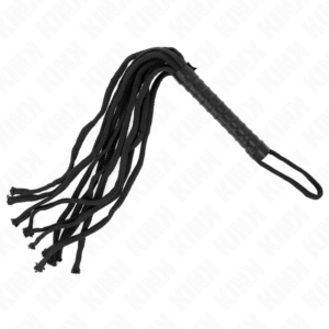 Kink Impact & Touch-Peitsche Seil Schwarz 56 cm · BDSM-Zubehör (Bild 5)